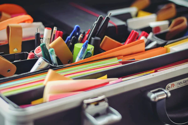 Office and school supply products including paper, binders and desk accessories