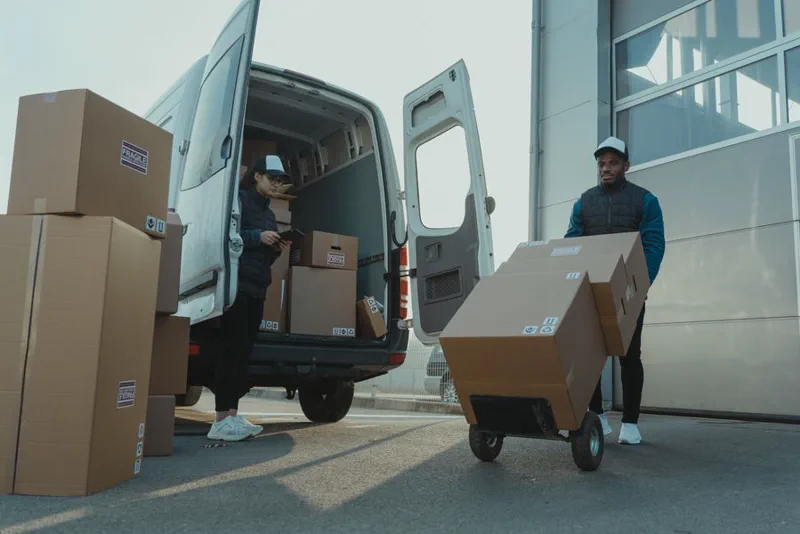 Express delivery and local courier service coordination for commercial and general needs